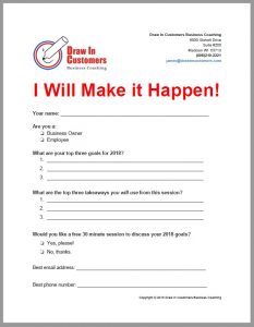 We will keep you accountable to your goals